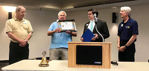 Perron honored by Boy Scouts, Rotary